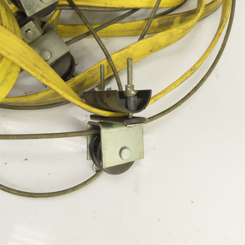 Duct-O-Wire 40' OAL Festoon Cable Carrier Travel System Kit 7-Cond 12AWG 600V