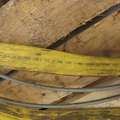 Duct-O-Wire 36' OAL Festoon Cable Carrier Travel System Kit 7-Cond 12AWG 600V