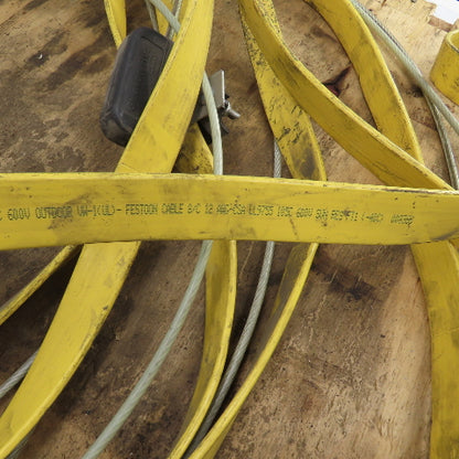 E-24573 55' OAL Festoon Cable Carrier Travel System Kit 8-Cond 12AWG 600V