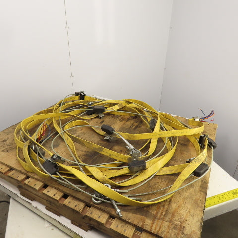 E-24573 55' OAL Festoon Cable Carrier Travel System Kit 8-Cond 12AWG 600V