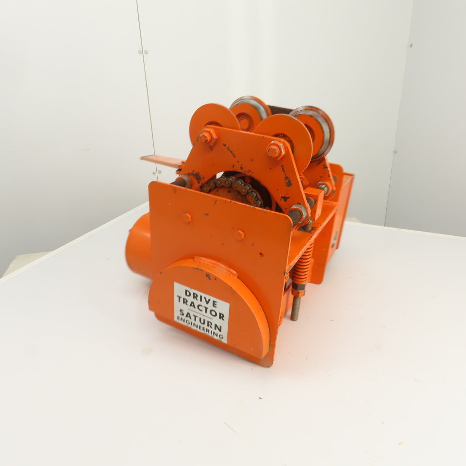 Saturn Engineering 1/2 Ton Power Beam Hoist Tractor Drive Trolley 19FPM 3PH