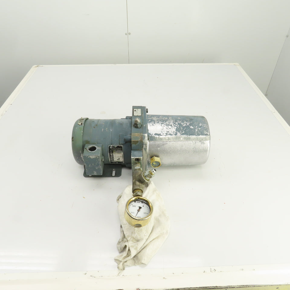 Delta Power 3/4HP Hydraulic Pump Unit 1725RPM 230/460V 3PH W/ Model B2 Pump