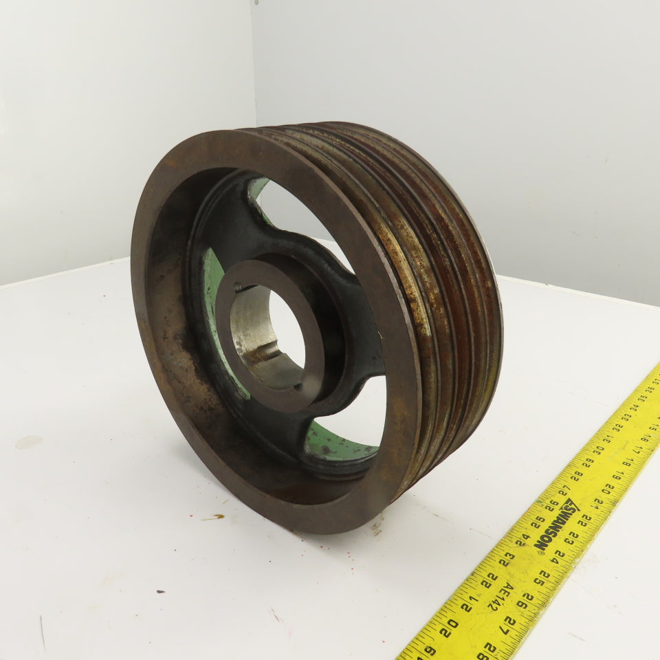 5-Groove 8V Profile V-Belt Pulley 11-3/8" OD 4" Wide From Chicago Press Brake