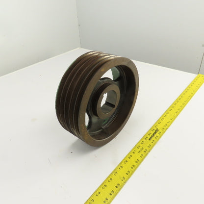 5-Groove 8V Profile V-Belt Pulley 11-3/8" OD 4" Wide From Chicago Press Brake