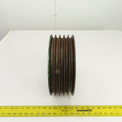 5-Groove 8V Profile V-Belt Pulley 11-3/8" OD 4" Wide From Chicago Press Brake