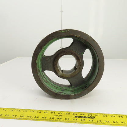 5-Groove 8V Profile V-Belt Pulley 11-3/8" OD 4" Wide From Chicago Press Brake