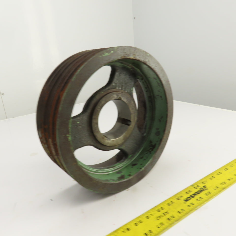 5-Groove 8V Profile V-Belt Pulley 11-3/8" OD 4" Wide From Chicago Press Brake