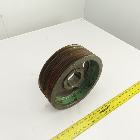 5-Groove 8V Profile V-Belt Pulley 11-3/8" OD 4" Wide From Chicago Press Brake