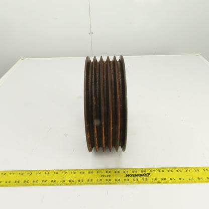 5-Groove 8V Profile V-Belt Pulley 11-3/8" OD 4" Wide From Chicago Press Brake