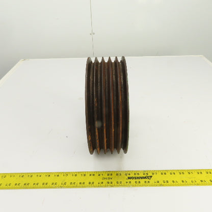 5-Groove 8V Profile V-Belt Pulley 11-3/8" OD 4" Wide From Chicago Press Brake