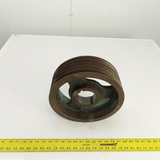 5-Groove 8V Profile V-Belt Pulley 11-3/8" OD 4" Wide From Chicago Press Brake
