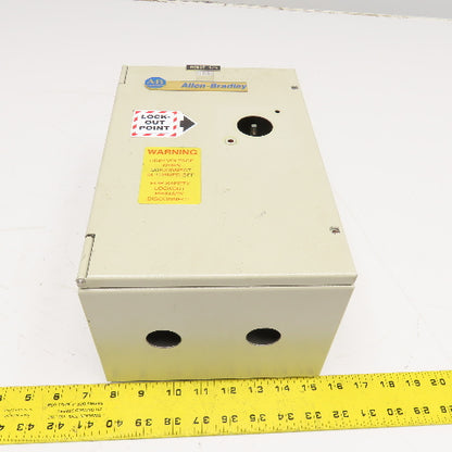 Allen Bradley 194R-FJ030P3 30A Fused Safety Disconnect Missing Operator Handle