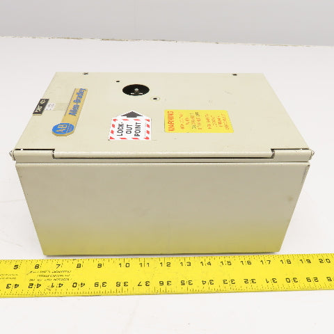 Allen Bradley 194R-FJ030P3 30A Fused Safety Disconnect Missing Operator Handle