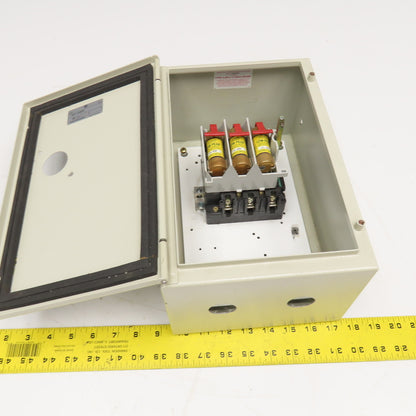 Allen Bradley 194R-FJ030P3 30A Fused Safety Disconnect Missing Operator Handle