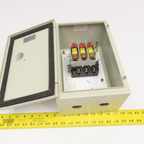 Allen Bradley 194R-FJ030P3 30A Fused Safety Disconnect Missing Operator Handle