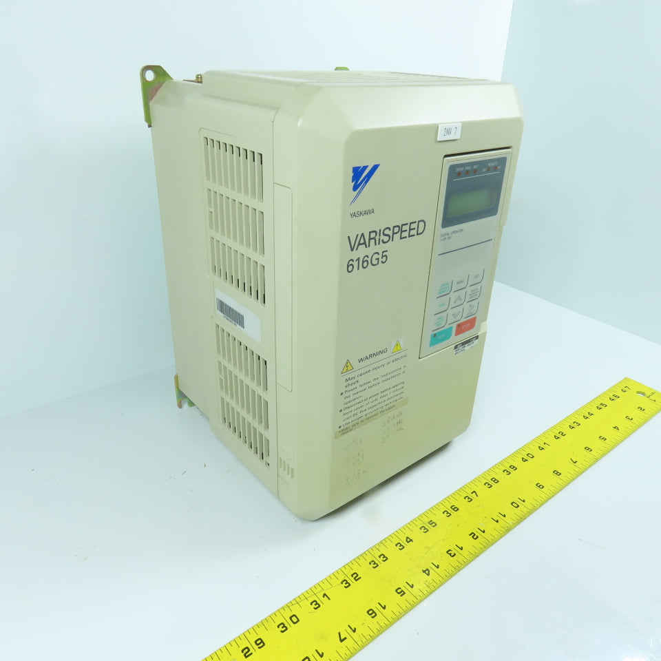 Yaskawa CIMR-G5C47P5 Varispeed 616G5 AC Drive 380-460V 3PH Input 0-460V 18A Out