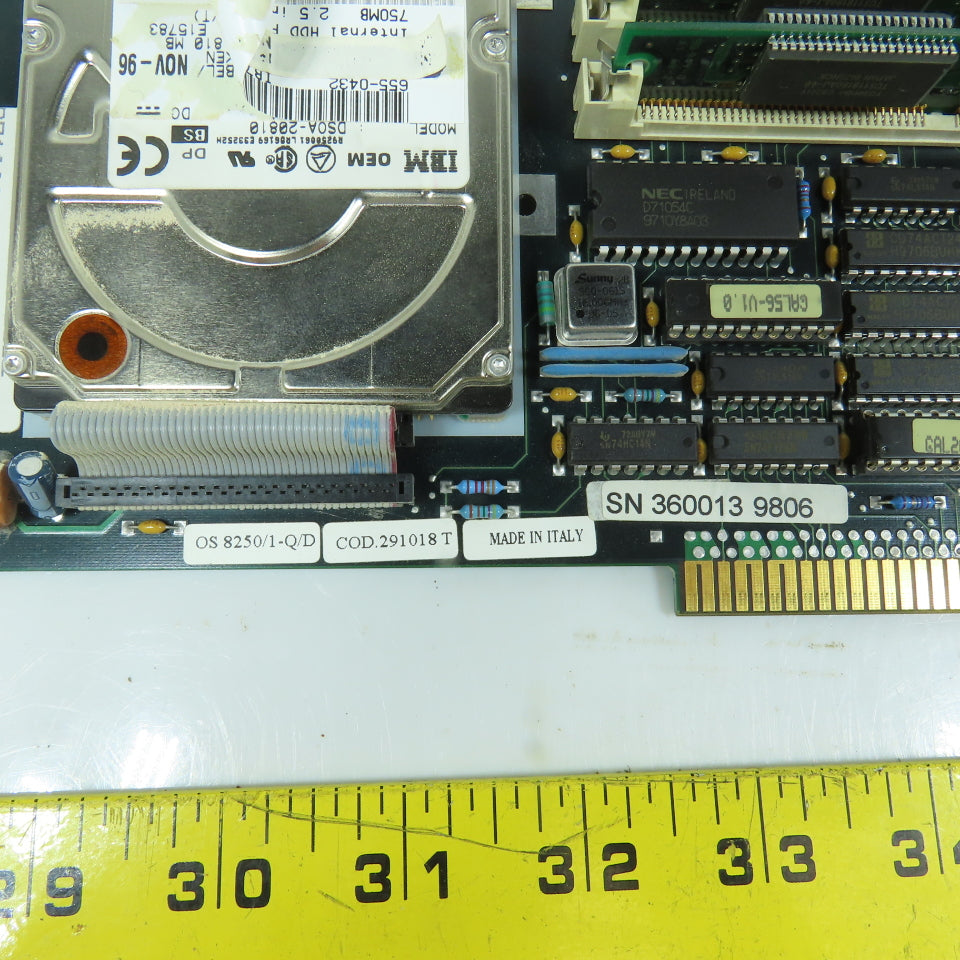 Nuova OS8250Q OS 8250/1-Q/D Main CPU Board From Bacci FFC8-CNC Controller