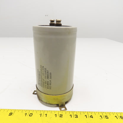 Mepco Electra 44B399210-001 10000 uF -10+50% 125VDC 150 Surge Capacitor