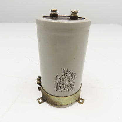 Mepco Electra 44B399210-001 10000 uF -10+50% 125VDC 150 Surge Capacitor