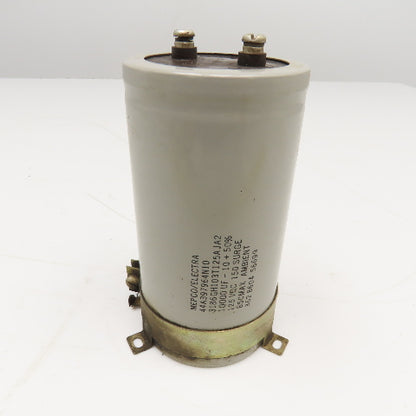 Mepco Electra 44B399210-001 10000 uF -10+50% 125VDC 150 Surge Capacitor