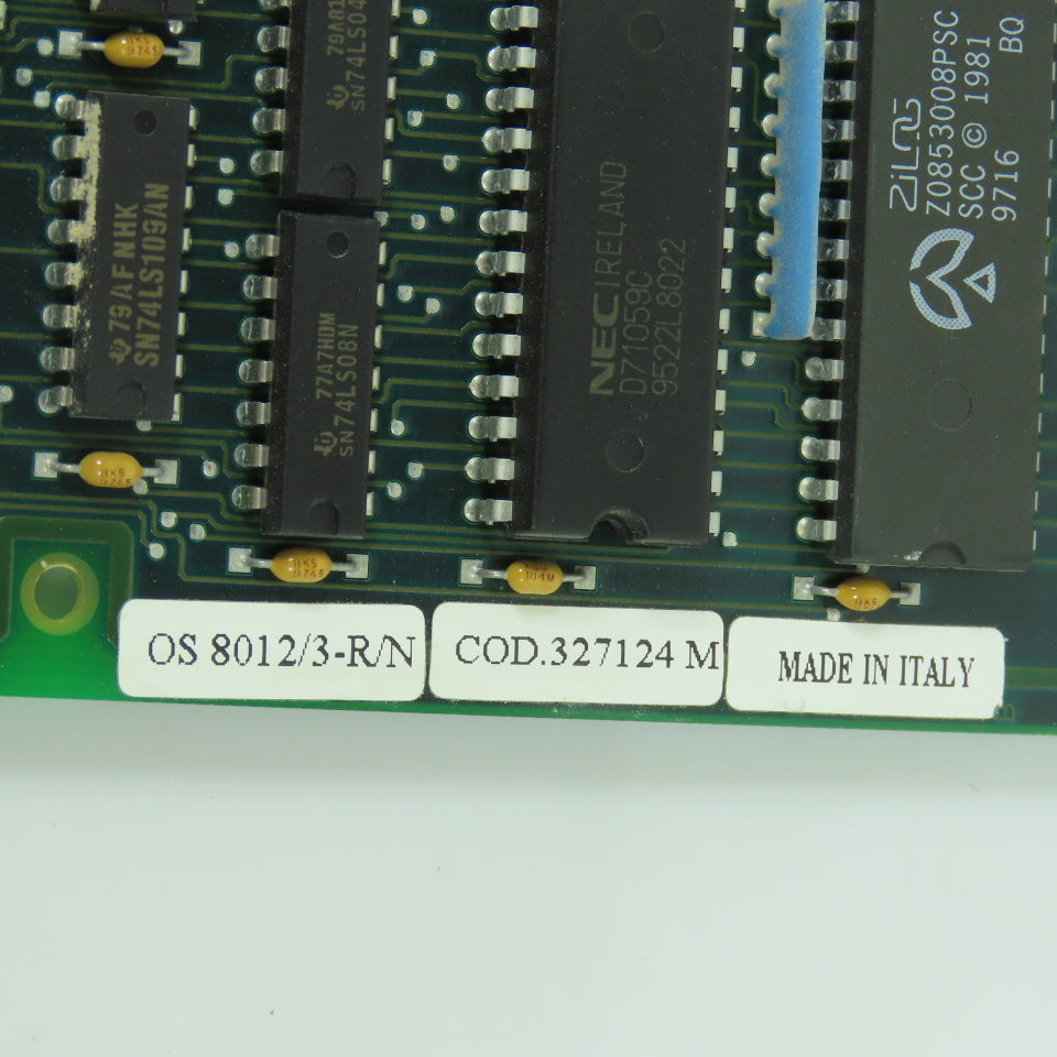 Nuova OS8012R OS 8012/3-R/N I/O Processor From Bacci FFC8-CNC Controller