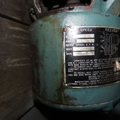 Torrington W-10A .008-.028" Wire Spring Coiler Variable Speed 208-230/460V 3Ph