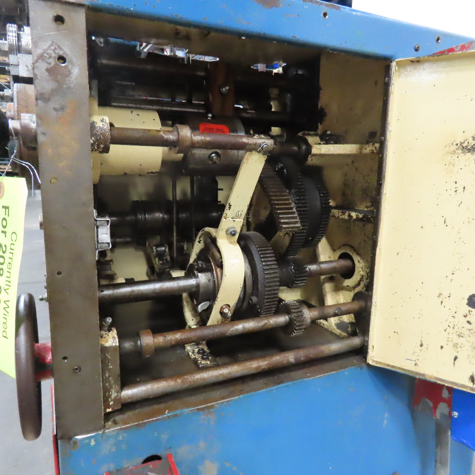 Torrington W-10A .008-.028" Wire Spring Coiler Variable Speed 208-230/460V 3Ph