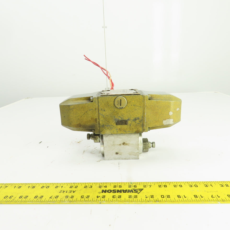 Rexroth 4WE10E4.1/N/5 Double Solenoid Hydraulic Directional Valve 120V Coil