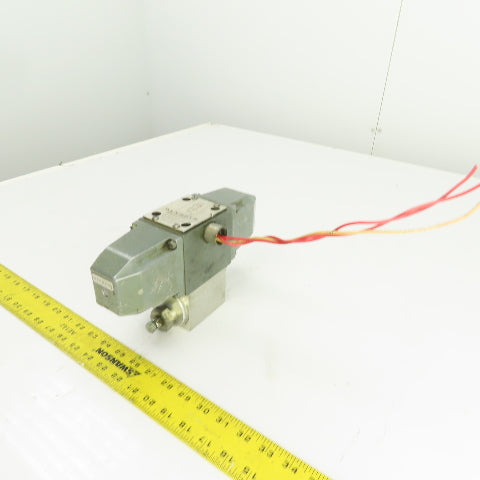 Rexroth 4WE10E4.1/N/5 Double Solenoid Hydraulic Directional Valve 120V Coil