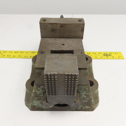 10" Open Cast Iron Knurled Jaw Work Holding Clamp Vise