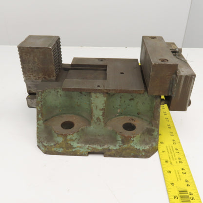 10" Open Cast Iron Knurled Jaw Work Holding Clamp Vise