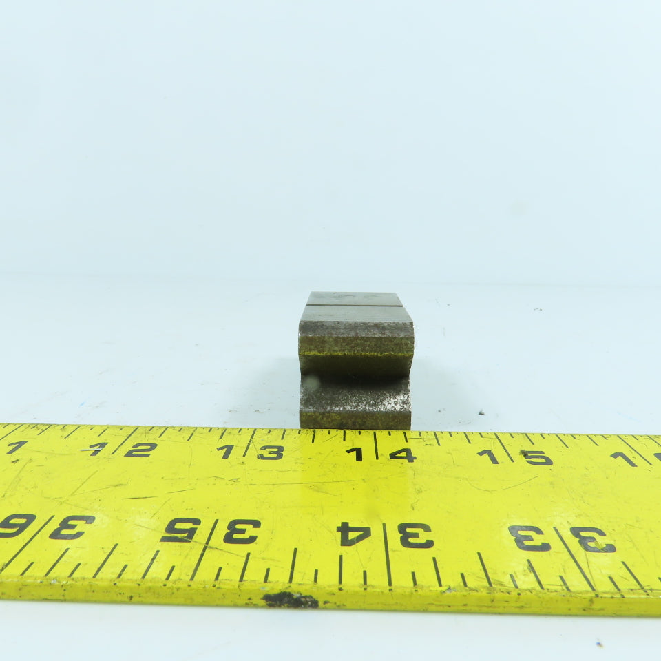 1" Press Brake Forming 90° V Angle Die Block 1/2" Tang 1.78" H 1" Thick