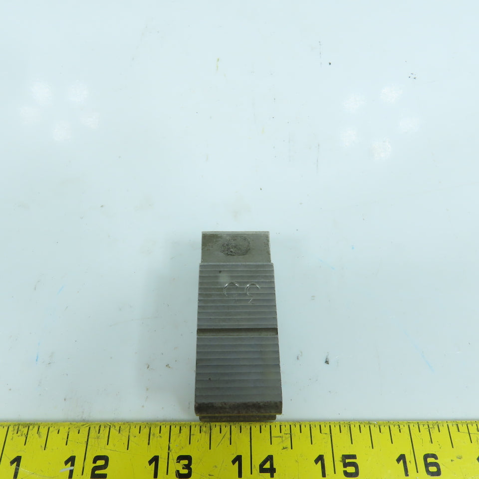 1" Press Brake Forming 90° V Angle Die Block 1/2" Tang 1.78" H 1" Thick