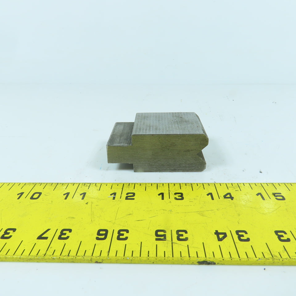 1-1/2" Press Brake Forming 90° V Angle Die Block 1/2" Tang 1.78" H 1" Thick