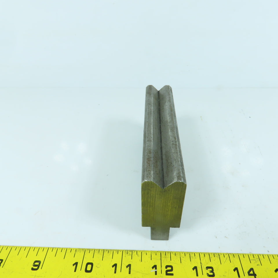 4-15/16" Press Brake Forming 90° V Angle Die Block 1/2" Tang 1.77" H 1" Thick