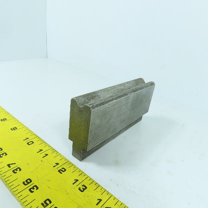 4-15/16" Press Brake Forming 90° V Angle Die Block 1/2" Tang 1.77" H 1" Thick