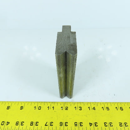 4-15/16" Press Brake Forming 90° V Angle Die Block 1/2" Tang 1.77" H 1" Thick