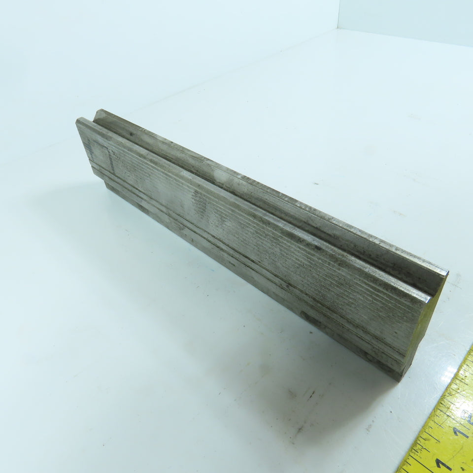 10" Press Brake Forming 90° V Angle Die Block 1" Thick 1-3/4" H 1/2" Tang