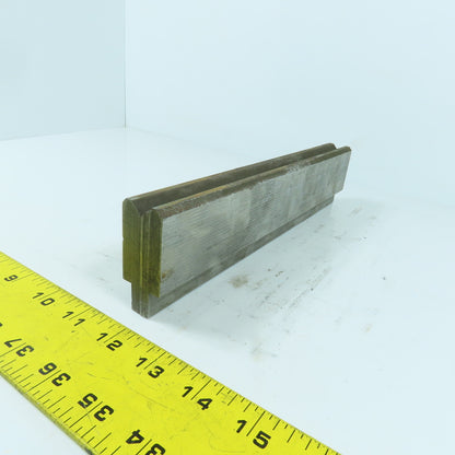 10-3/4" Press Brake Forming 90° V Angle Die Block 1" Thick 1-3/4" H 1/2" Tang