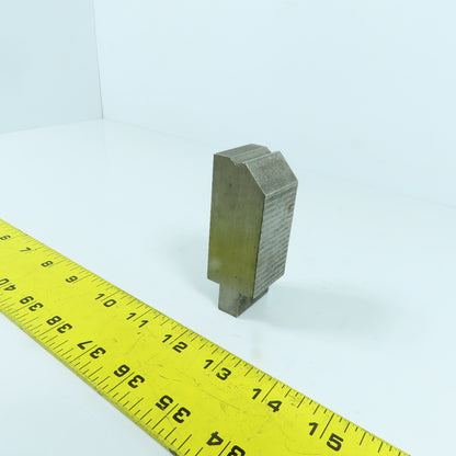 1-1/4" 30° Hemming Press Brake Die Block 1/2" Tang 2-3/4" H x 1-1/8" Thick