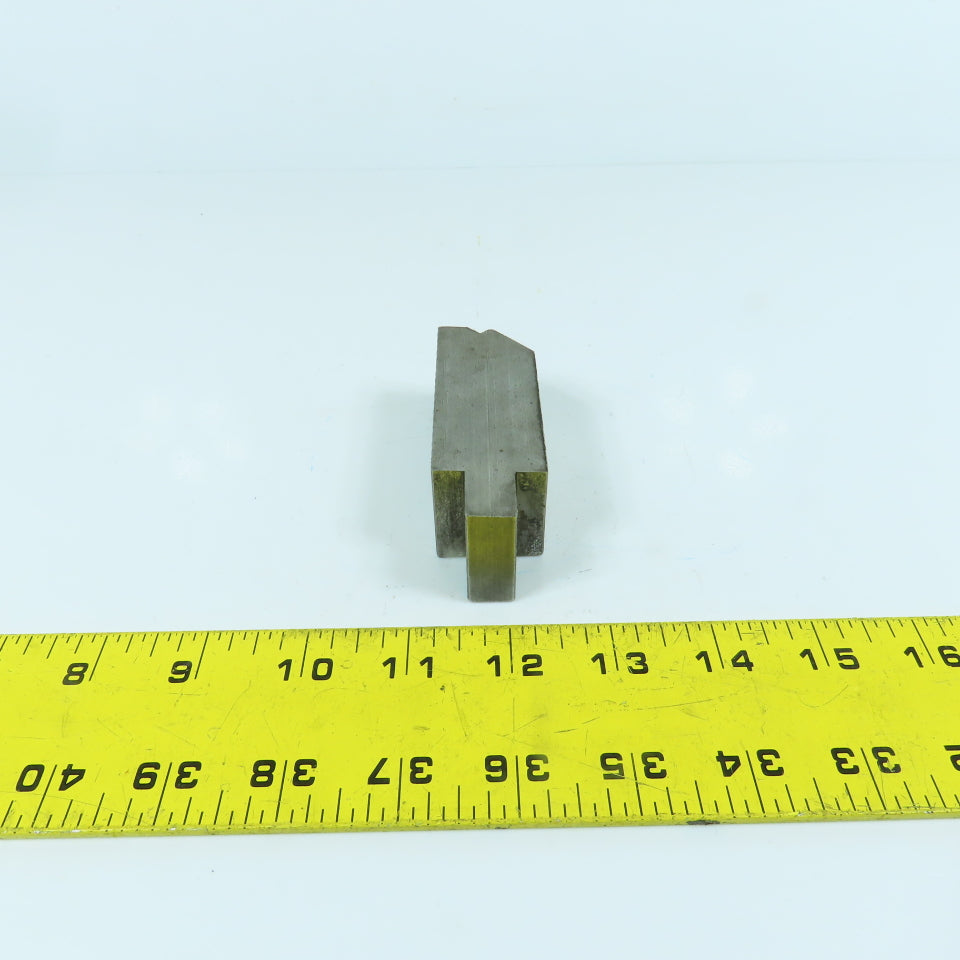 1-1/4" 30° Hemming Press Brake Die Block 1/2" Tang 2-3/4" H x 1-1/8" Thick