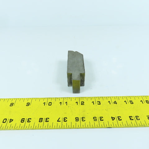 1-1/4" 30° Hemming Press Brake Die Block 1/2" Tang 2-3/4" H x 1-1/8" Thick