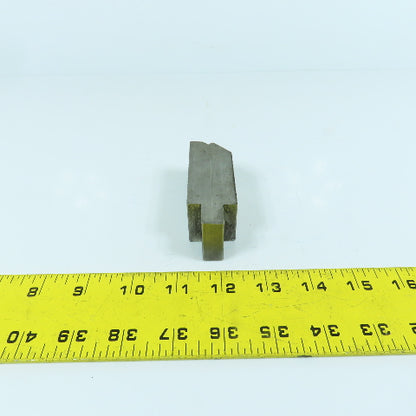 1-1/4" 30° Hemming Press Brake Die Block 1/2" Tang 2-3/4" H x 1-1/8" Thick