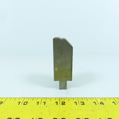 1-1/4" 30° Hemming Press Brake Die Block 1/2" Tang 2-3/4" H x 1-1/8" Thick
