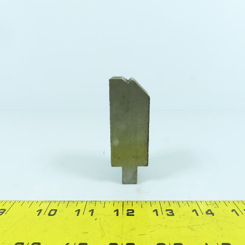 1-1/4" 30° Hemming Press Brake Die Block 1/2" Tang 2-3/4" H x 1-1/8" Thick