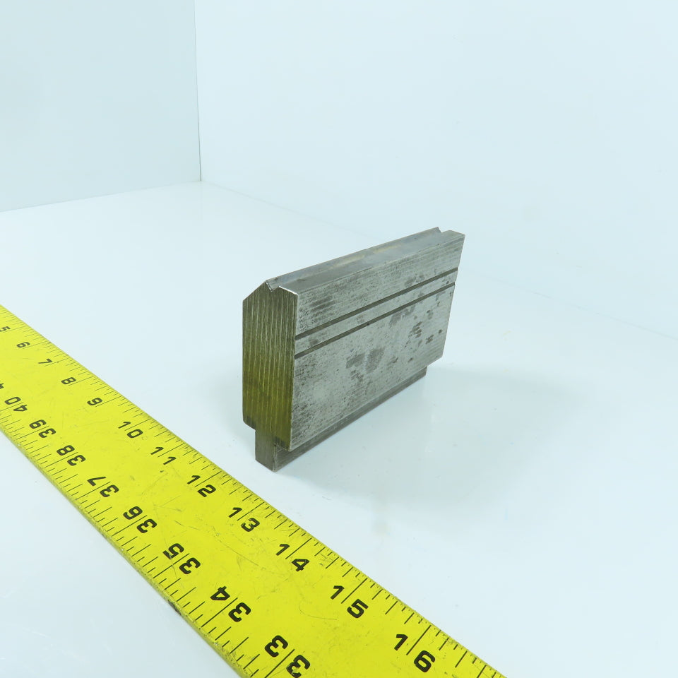 4-5/8" 30° Hemming Press Brake Die Block 1/2" Tang 2-3/4" H x 1-1/8" Thick
