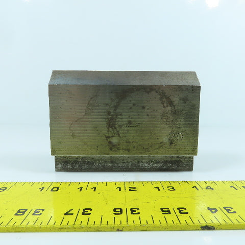 4-5/8" 30° Hemming Press Brake Die Block 1/2" Tang 2-3/4" H x 1-1/8" Thick