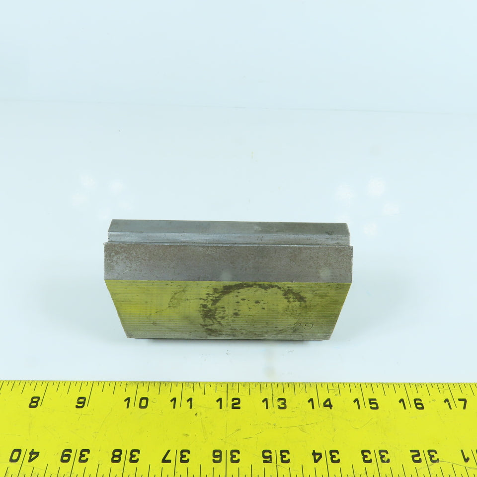 4-5/8" 30° Hemming Press Brake Die Block 1/2" Tang 2-3/4" H x 1-1/8" Thick
