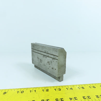 4-5/8" 30° Hemming Press Brake Die Block 1/2" Tang 2-3/4" H x 1-1/8" Thick