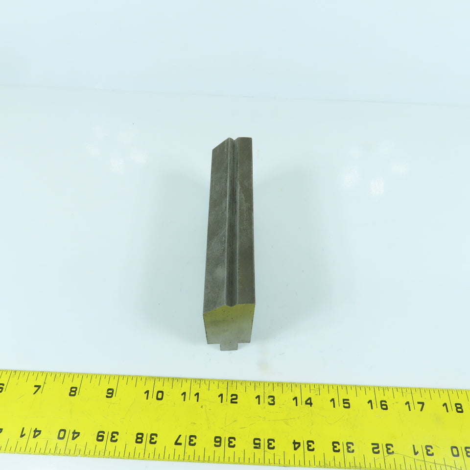 5-1/4" 30° Hemming Press Brake Die Block 1/2" Tang 2-3/4" H x 1-1/8" Thick